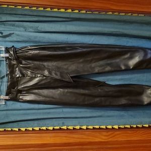 Express leather pants